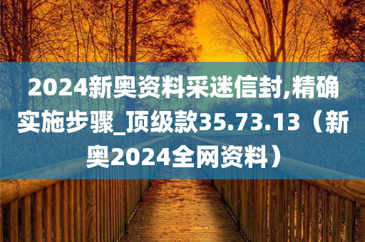 2024新奥资料采迷信封,精确实施步骤_顶级款35.73.13（新奥2024全网资料）