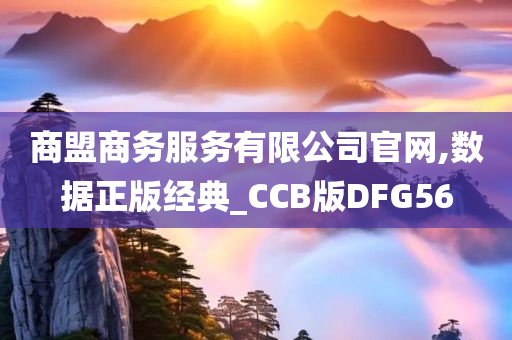 商盟商务服务有限公司官网,数据正版经典_CCB版DFG56