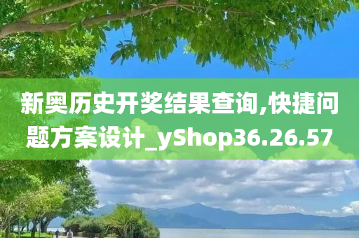 新奥历史开奖结果查询,快捷问题方案设计_yShop36.26.57