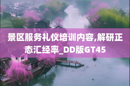 景区服务礼仪培训内容,解研正态汇经率_DD版GT45