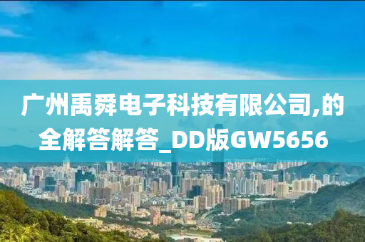 广州禹舜电子科技有限公司,的全解答解答_DD版GW5656