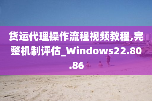 货运代理操作流程视频教程,完整机制评估_Windows22.80.86