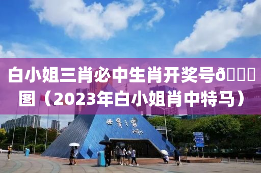 白小姐三肖必中生肖开奖号🐎图（2023年白小姐肖中特马）