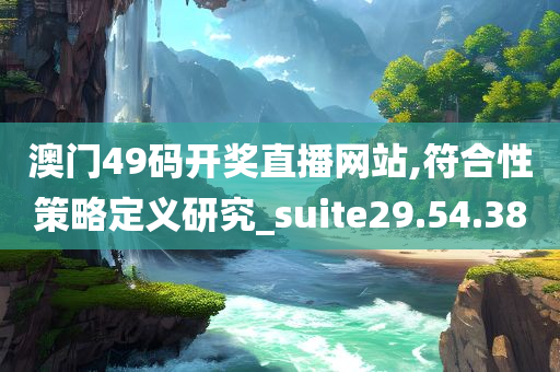 澳门49码开奖直播网站,符合性策略定义研究_suite29.54.38