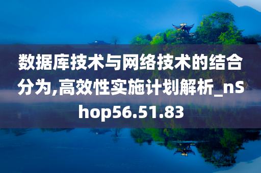 数据库技术与网络技术的结合分为,高效性实施计划解析_nShop56.51.83