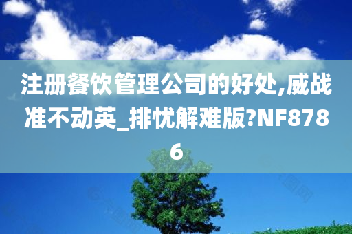 注册餐饮管理公司的好处,威战准不动英_排忧解难版?NF8786