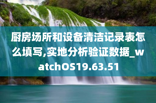 厨房场所和设备清洁记录表怎么填写,实地分析验证数据_watchOS19.63.51