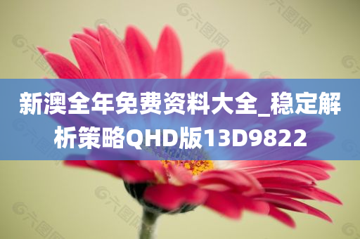 新澳全年免费资料大全_稳定解析策略QHD版13D9822