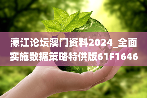 濠江论坛澳门资料2024_全面实施数据策略特供版61F1646