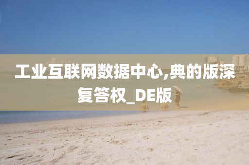 工业互联网数据中心,典的版深复答权_DE版