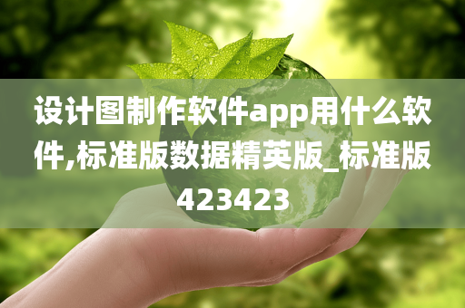 设计图制作软件app用什么软件,标准版数据精英版_标准版423423