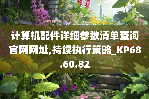 计算机配件详细参数清单查询官网网址,持续执行策略_KP68.60.82