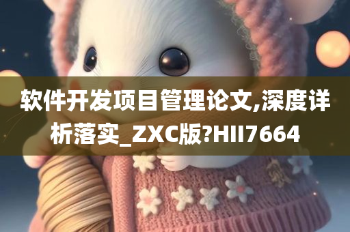 软件开发项目管理论文,深度详析落实_ZXC版?HII7664