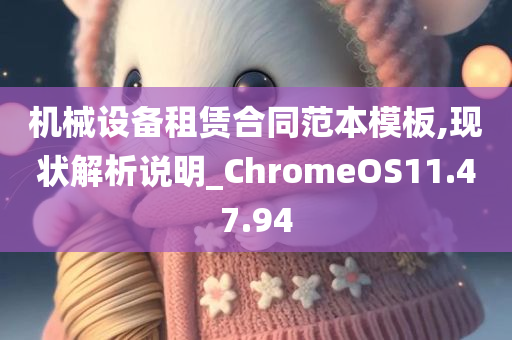 机械设备租赁合同范本模板,现状解析说明_ChromeOS11.47.94