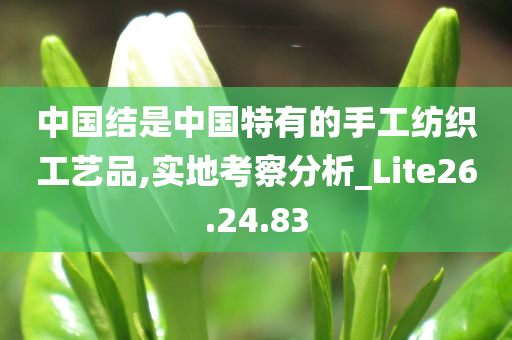 中国结是中国特有的手工纺织工艺品,实地考察分析_Lite26.24.83