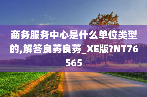 商务服务中心是什么单位类型的,解答良莠良莠_XE版?NT76565