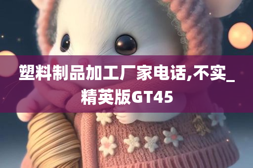 塑料制品加工厂家电话,不实_精英版GT45