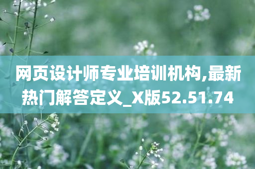 网页设计师专业培训机构,最新热门解答定义_X版52.51.74