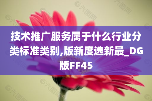 技术推广服务属于什么行业分类标准类别,版新度选新最_DG版FF45