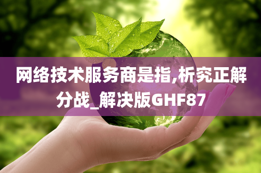 网络技术服务商是指,析究正解分战_解决版GHF87