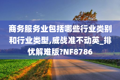 商务服务业包括哪些行业类别和行业类型,威战准不动英_排忧解难版?NF8786