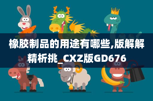 橡胶制品的用途有哪些,版解解精析挑_CXZ版GD676