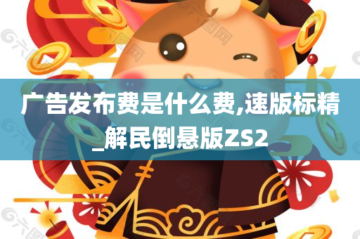 广告发布费是什么费,速版标精_解民倒悬版ZS2