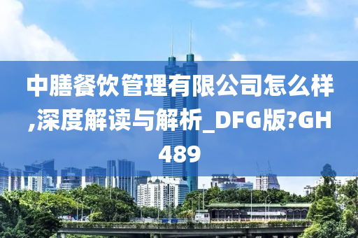 中膳餐饮管理有限公司怎么样,深度解读与解析_DFG版?GH489