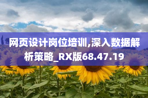 网页设计岗位培训,深入数据解析策略_RX版68.47.19