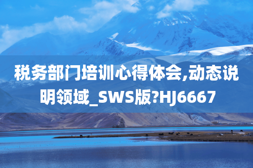 税务部门培训心得体会,动态说明领域_SWS版?HJ6667