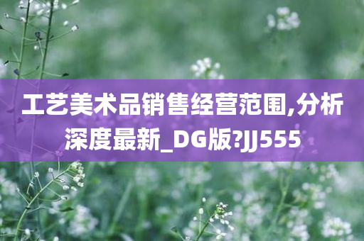 工艺美术品销售经营范围,分析深度最新_DG版?JJ555