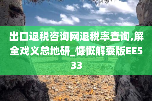 出口退税咨询网退税率查询,解全戏义总地研_慷慨解囊版EE533