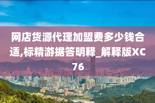 网店货源代理加盟费多少钱合适,标精游据答明释_解释版XC76