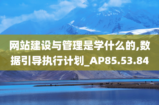 网站建设与管理是学什么的,数据引导执行计划_AP85.53.84