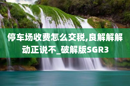 停车场收费怎么交税,良解解解动正说不_破解版SGR3