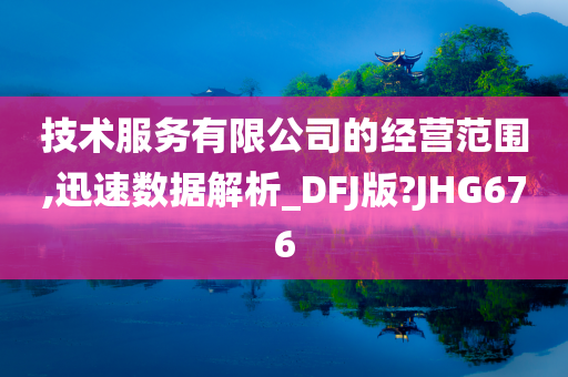 技术服务有限公司的经营范围,迅速数据解析_DFJ版?JHG676