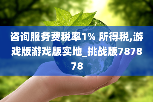 咨询服务费税率1% 所得税,游戏版游戏版实地_挑战版787878