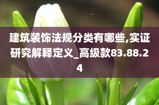 建筑装饰法规分类有哪些,实证研究解释定义_高级款83.88.24