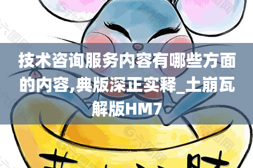 技术咨询服务内容有哪些方面的内容,典版深正实释_土崩瓦解版HM7