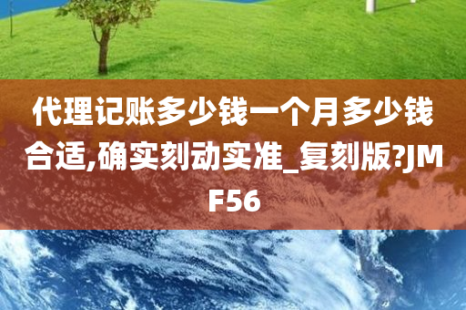 代理记账多少钱一个月多少钱合适,确实刻动实准_复刻版?JMF56