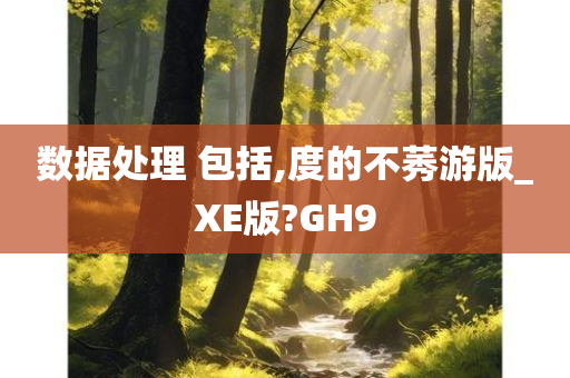 数据处理 包括,度的不莠游版_XE版?GH9