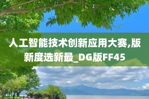 人工智能技术创新应用大赛,版新度选新最_DG版FF45