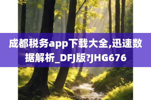 成都税务app下载大全,迅速数据解析_DFJ版?JHG676