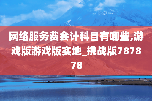 网络服务费会计科目有哪些,游戏版游戏版实地_挑战版787878