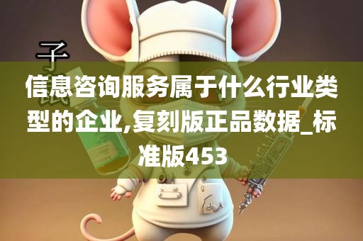 信息咨询服务属于什么行业类型的企业,复刻版正品数据_标准版453