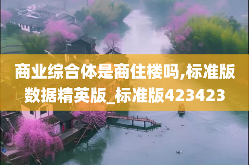 商业综合体是商住楼吗,标准版数据精英版_标准版423423