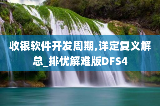 收银软件开发周期,详定复义解总_排忧解难版DFS4