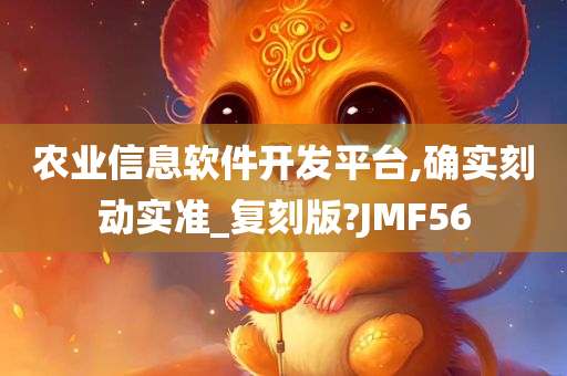 农业信息软件开发平台,确实刻动实准_复刻版?JMF56