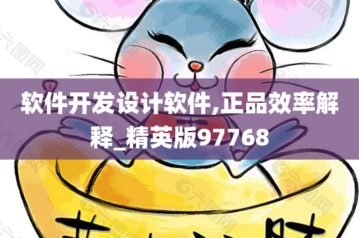 软件开发设计软件,正品效率解释_精英版97768