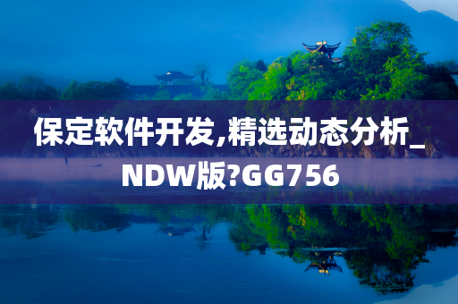 保定软件开发,精选动态分析_NDW版?GG756